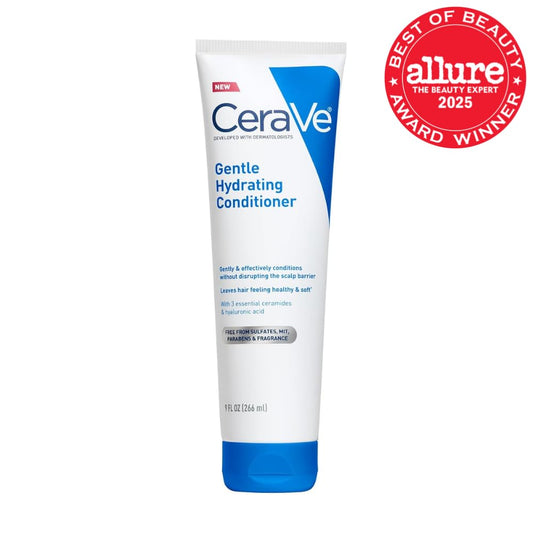 Gentle Hydrating Conditioner, Hair Conditioner with Ceramides, Niacinamide & Hyaluronic Acid, Sulfate Free & Color Safe, Moisturizing Conditioner for All Hair & Scalp Types