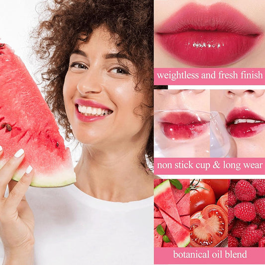 4PCS Lip Stain,Fafamoon Long Lasting Lip Gloss,Moisturizing Lip Gloss,Non Sticky Lip Stain Set,Non Sticky Lip and Cheek Tint,Korean Lip Gloss,Natural Mini Liquid Water Tint