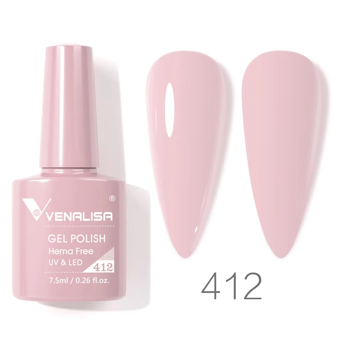 VIP4 TPO-Free Nail Gel Polish - 7.5ml Soak Off UV/LED Varnish for Stunning Full Coverage Manicure