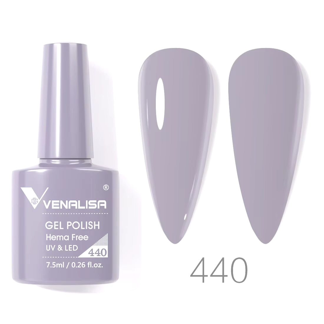 VIP4 TPO-Free Nail Gel Polish - 7.5ml Soak Off UV/LED Varnish for Stunning Full Coverage Manicure