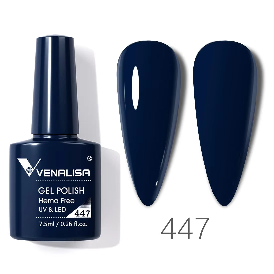 VIP4 TPO-Free Nail Gel Polish - 7.5ml Soak Off UV/LED Varnish for Stunning Full Coverage Manicure