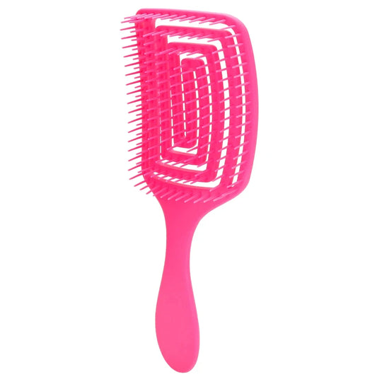 Ultimate Detangling Hair Brush - Bristle & Nylon Combo for Curly Hair, Wet Massage & Salon-Quality Styling Tools
