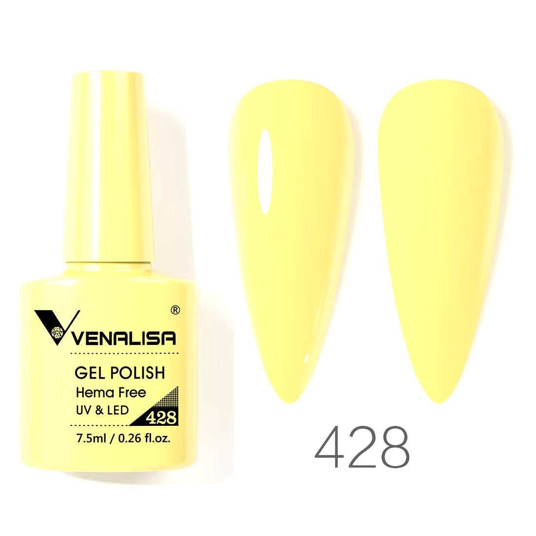 VIP4 TPO-Free Nail Gel Polish - 7.5ml Soak Off UV/LED Varnish for Stunning Full Coverage Manicure