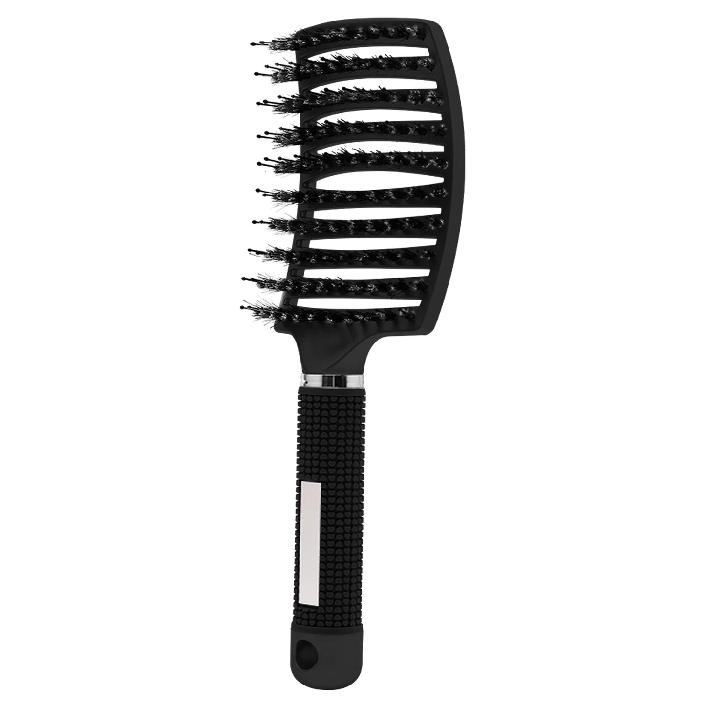 Ultimate Detangling Hair Brush - Bristle & Nylon Combo for Curly Hair, Wet Massage & Salon-Quality Styling Tools