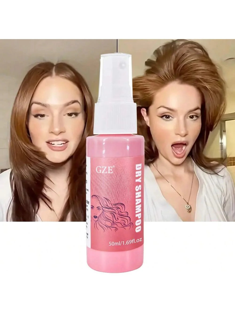 DRY SHAMPOO Instantly Absorbs Oil in Hair Oil Control Refreshing Root Lifting Fluffy Hair, Beach Babe Dry Shampoo