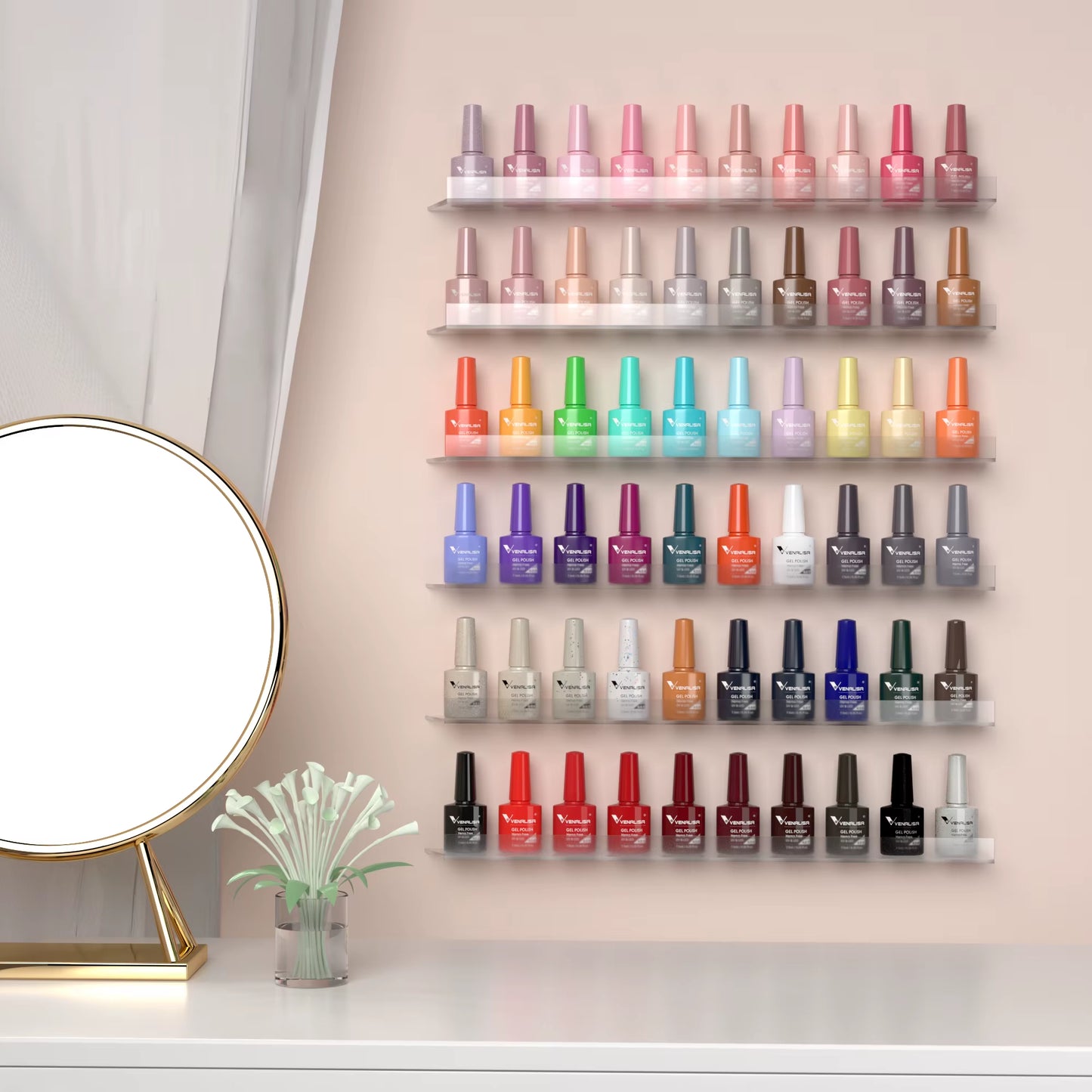 VIP4 TPO-Free Nail Gel Polish - 7.5ml Soak Off UV/LED Varnish for Stunning Full Coverage Manicure