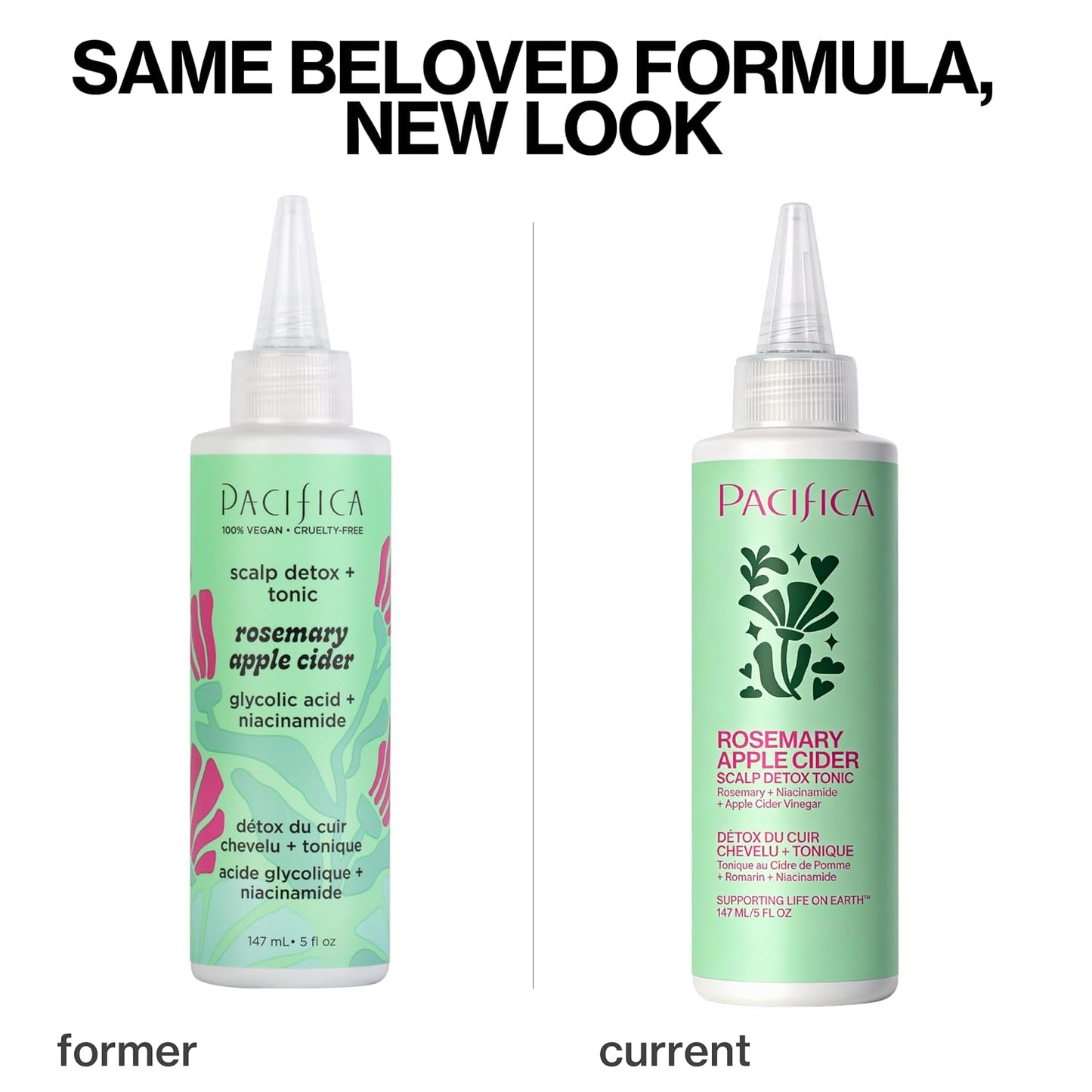 Scalp Detox Tonic – Scalp Exfoliator with Glycolic & Salicylic Acid for Clarifying Build up & Purifying – Infused with Rosemary to Support an Itchy, Dry Head – Vegan & Cruelty-Free – 5 Oz