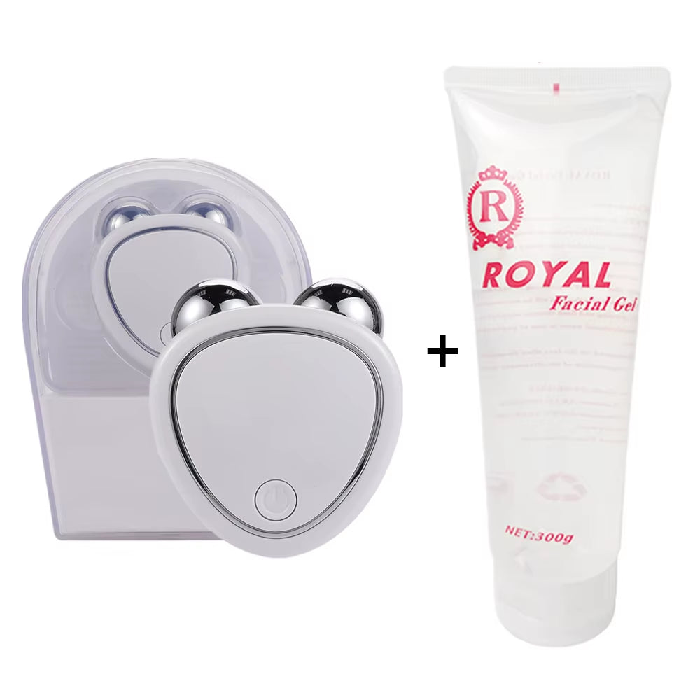Revitalizing Cold Gel Microcurrent Face Lifter – Anti-Wrinkle Roller for Youthful, Tightened Skin