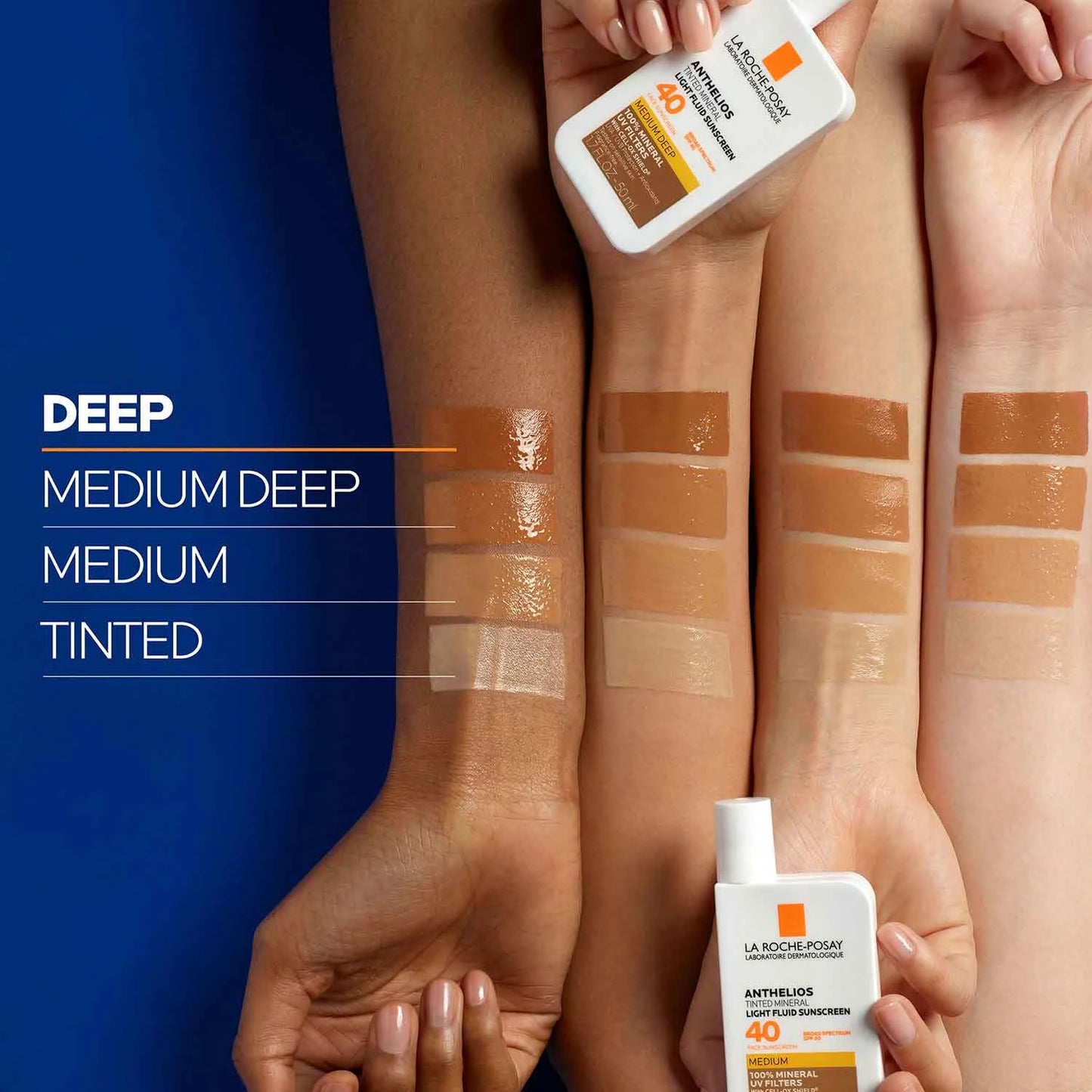Anthelios Tinted Sunscreen SPF 40 - Deep - 1.7 Fl Oz