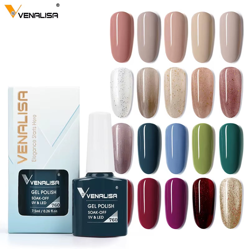 VIP4 TPO-Free Nail Gel Polish - 7.5ml Soak Off UV/LED Varnish for Stunning Full Coverage Manicure