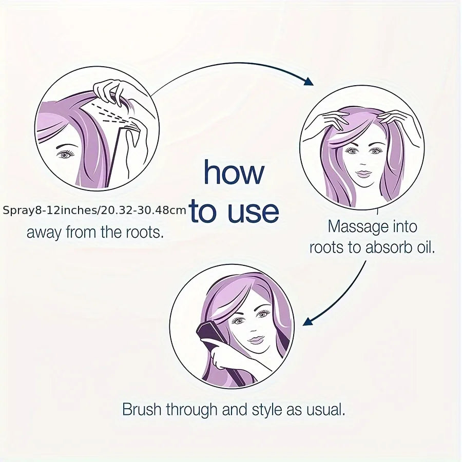 DRY SHAMPOO Instantly Absorbs Oil in Hair Oil Control Refreshing Root Lifting Fluffy Hair, Beach Babe Dry Shampoo