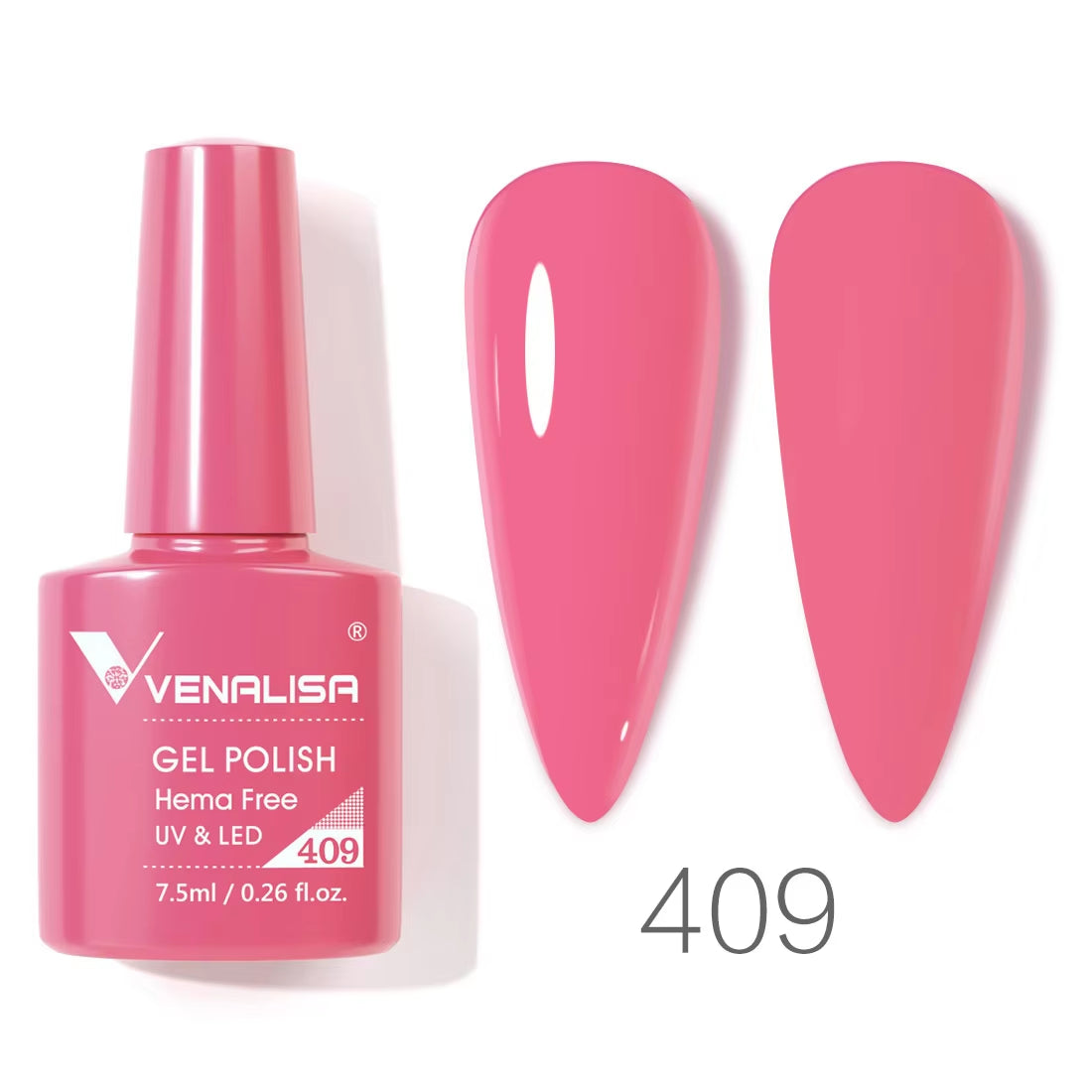 VIP4 TPO-Free Nail Gel Polish - 7.5ml Soak Off UV/LED Varnish for Stunning Full Coverage Manicure