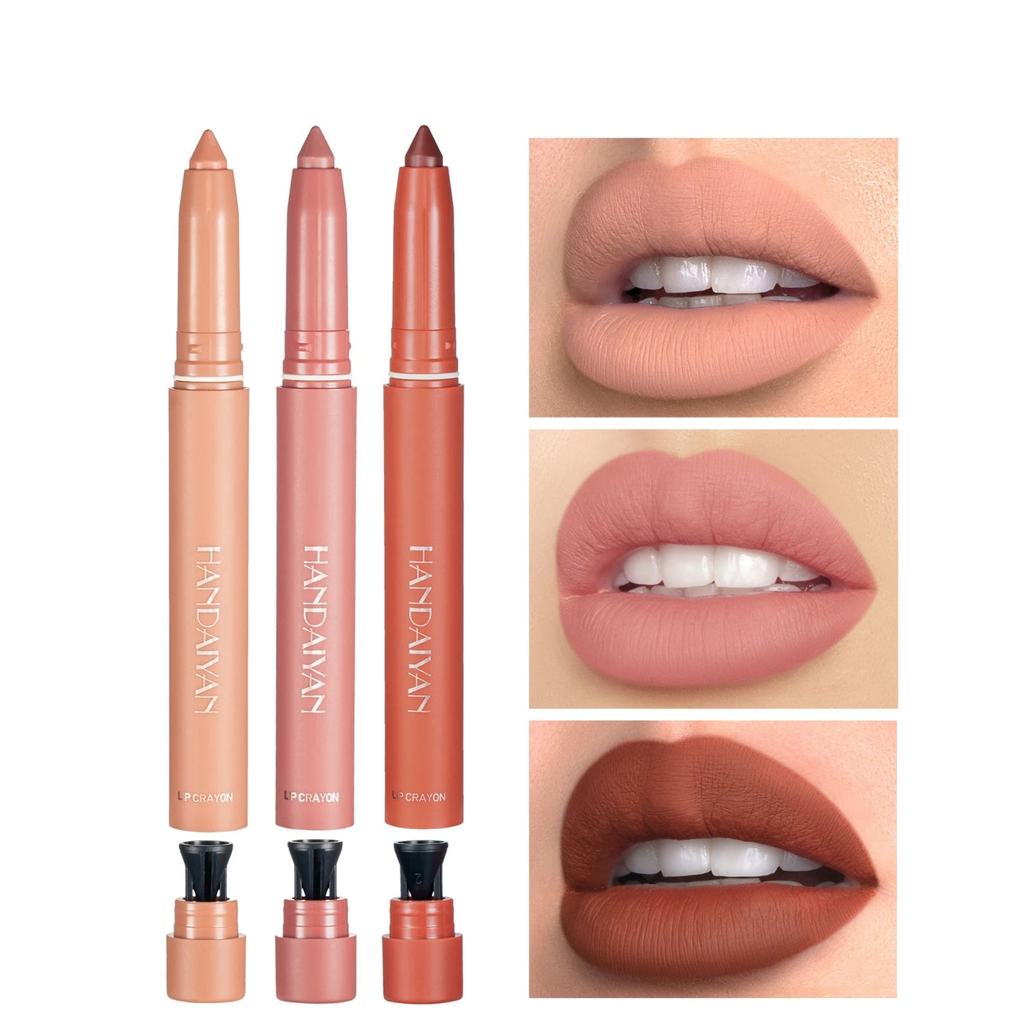 12 Color Waterproof Matte Nude Pink Lip Gloss & Liner Set – Long Lasting Lip Makeup Essentials