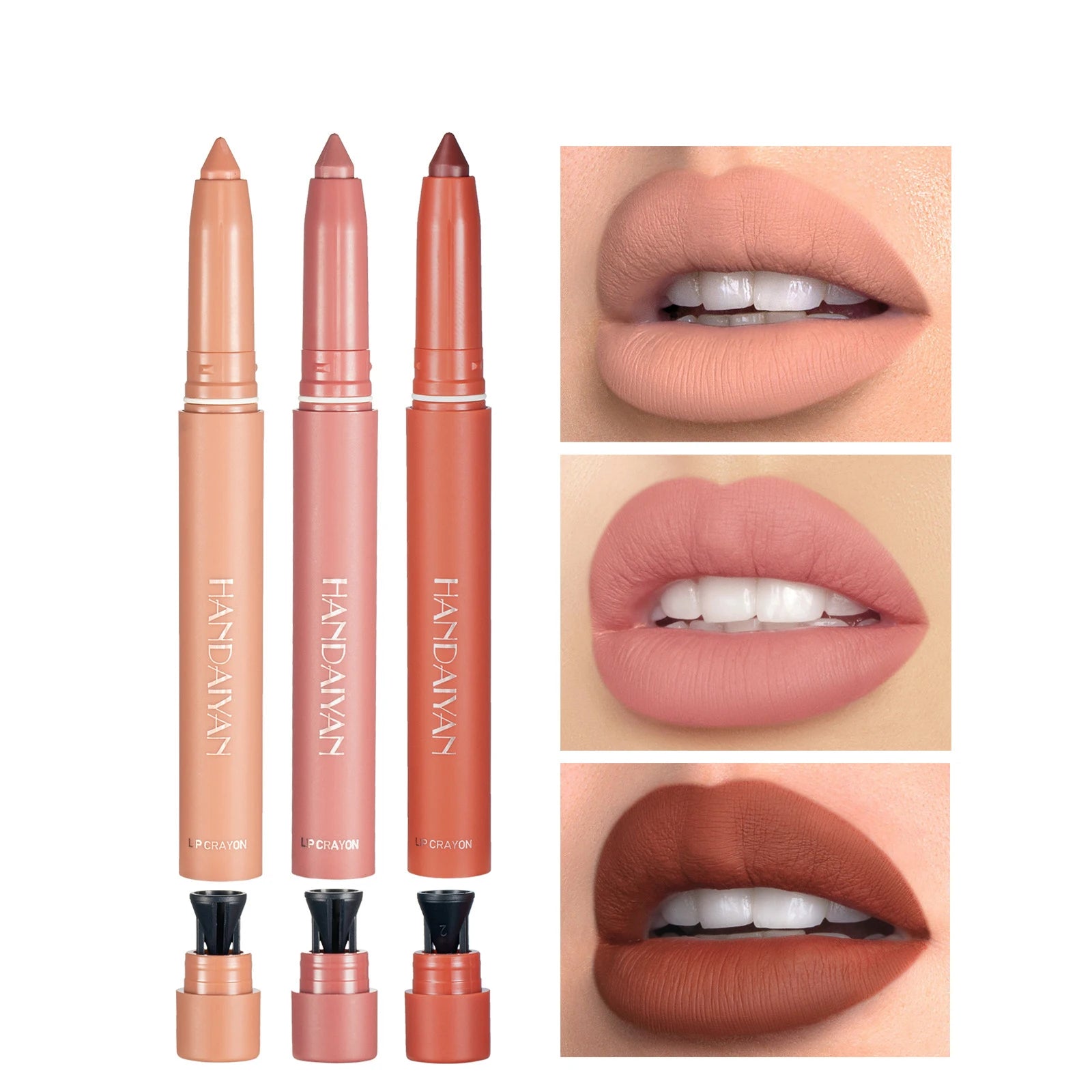 12 Color Waterproof Matte Nude Pink Lip Gloss & Liner Set – Long Lasting Lip Makeup Essentials