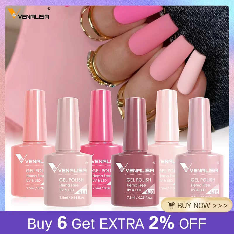 VIP4 TPO-Free Nail Gel Polish - 7.5ml Soak Off UV/LED Varnish for Stunning Full Coverage Manicure