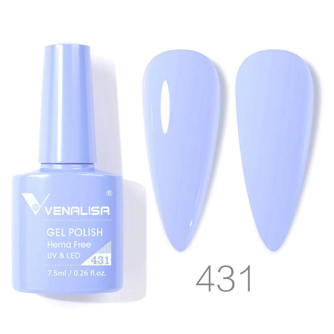 VIP4 TPO-Free Nail Gel Polish - 7.5ml Soak Off UV/LED Varnish for Stunning Full Coverage Manicure