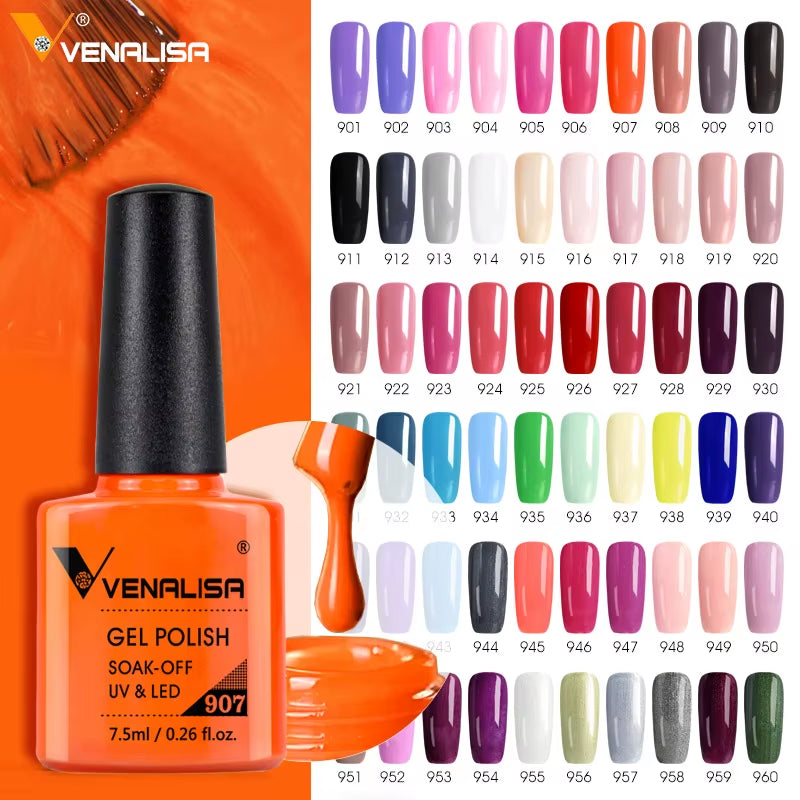 VIP4 TPO-Free Nail Gel Polish - 7.5ml Soak Off UV/LED Varnish for Stunning Full Coverage Manicure