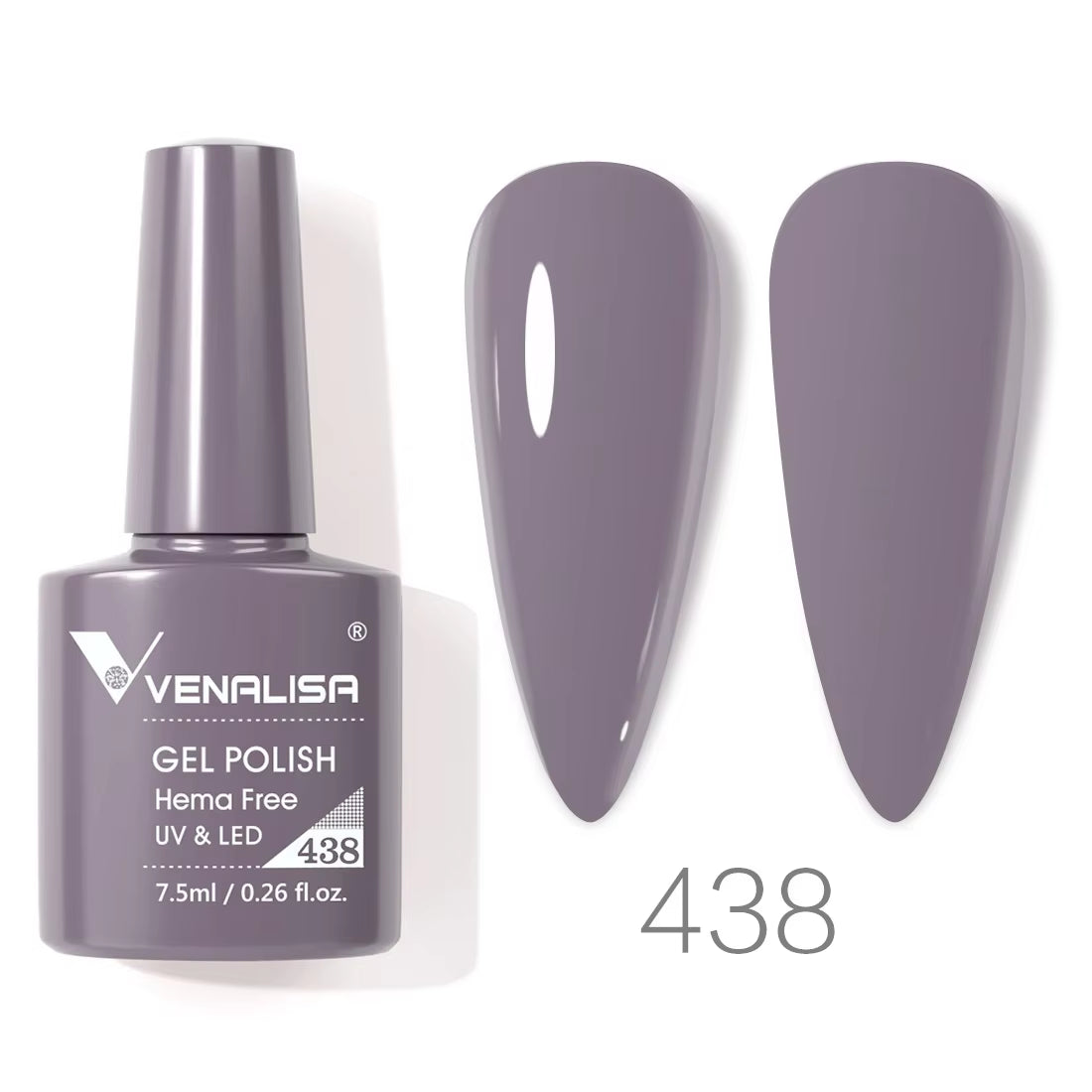 VIP4 TPO-Free Nail Gel Polish - 7.5ml Soak Off UV/LED Varnish for Stunning Full Coverage Manicure