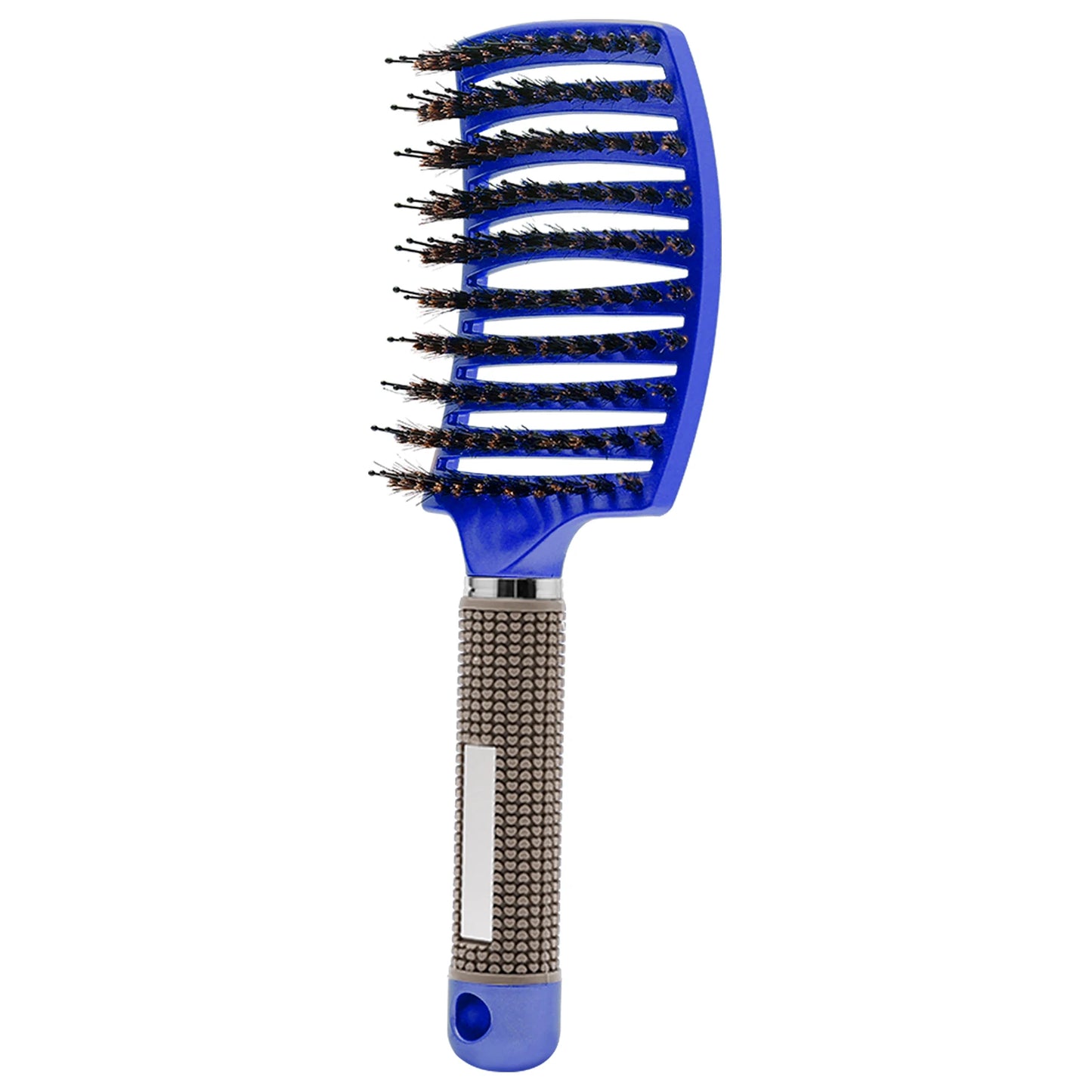 Ultimate Detangling Hair Brush - Bristle & Nylon Combo for Curly Hair, Wet Massage & Salon-Quality Styling Tools