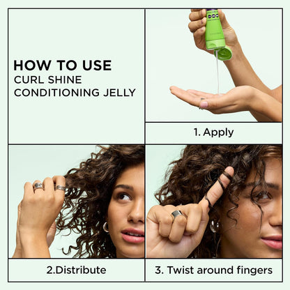 Garnier Fructis Curl Shine Conditioning Hair Gel, Frizz Control for Curly, Wavy, and Coily Hair, Extra Strong Hold for up to 48 Hrs of Bouncy, Moisturized Curls, 5.1 Fl Oz (Packaging May Vary)