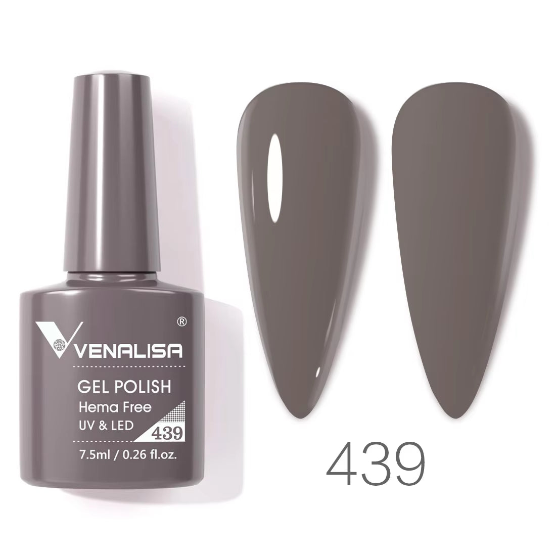 VIP4 TPO-Free Nail Gel Polish - 7.5ml Soak Off UV/LED Varnish for Stunning Full Coverage Manicure