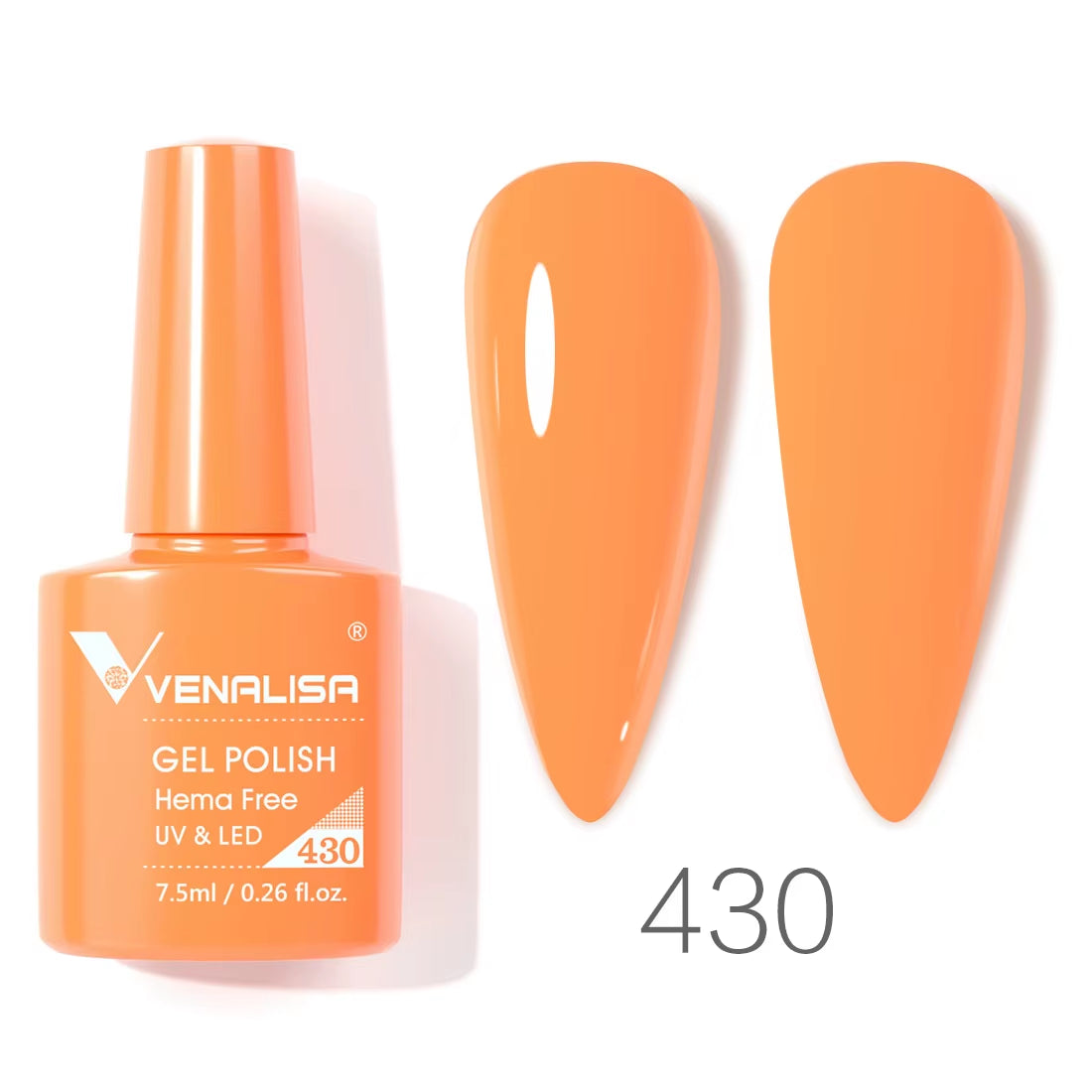 VIP4 TPO-Free Nail Gel Polish - 7.5ml Soak Off UV/LED Varnish for Stunning Full Coverage Manicure