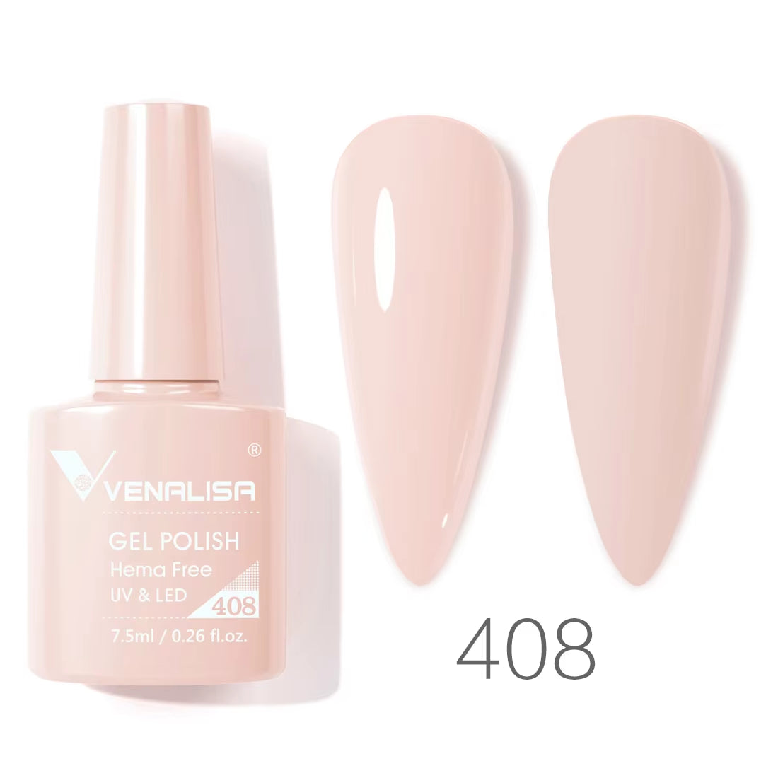 VIP4 TPO-Free Nail Gel Polish - 7.5ml Soak Off UV/LED Varnish for Stunning Full Coverage Manicure