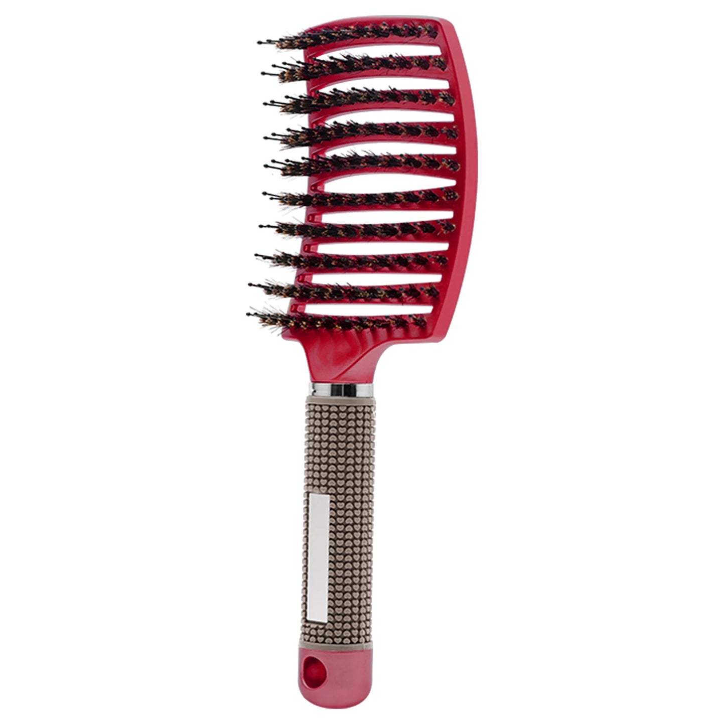 Ultimate Detangling Hair Brush - Bristle & Nylon Combo for Curly Hair, Wet Massage & Salon-Quality Styling Tools