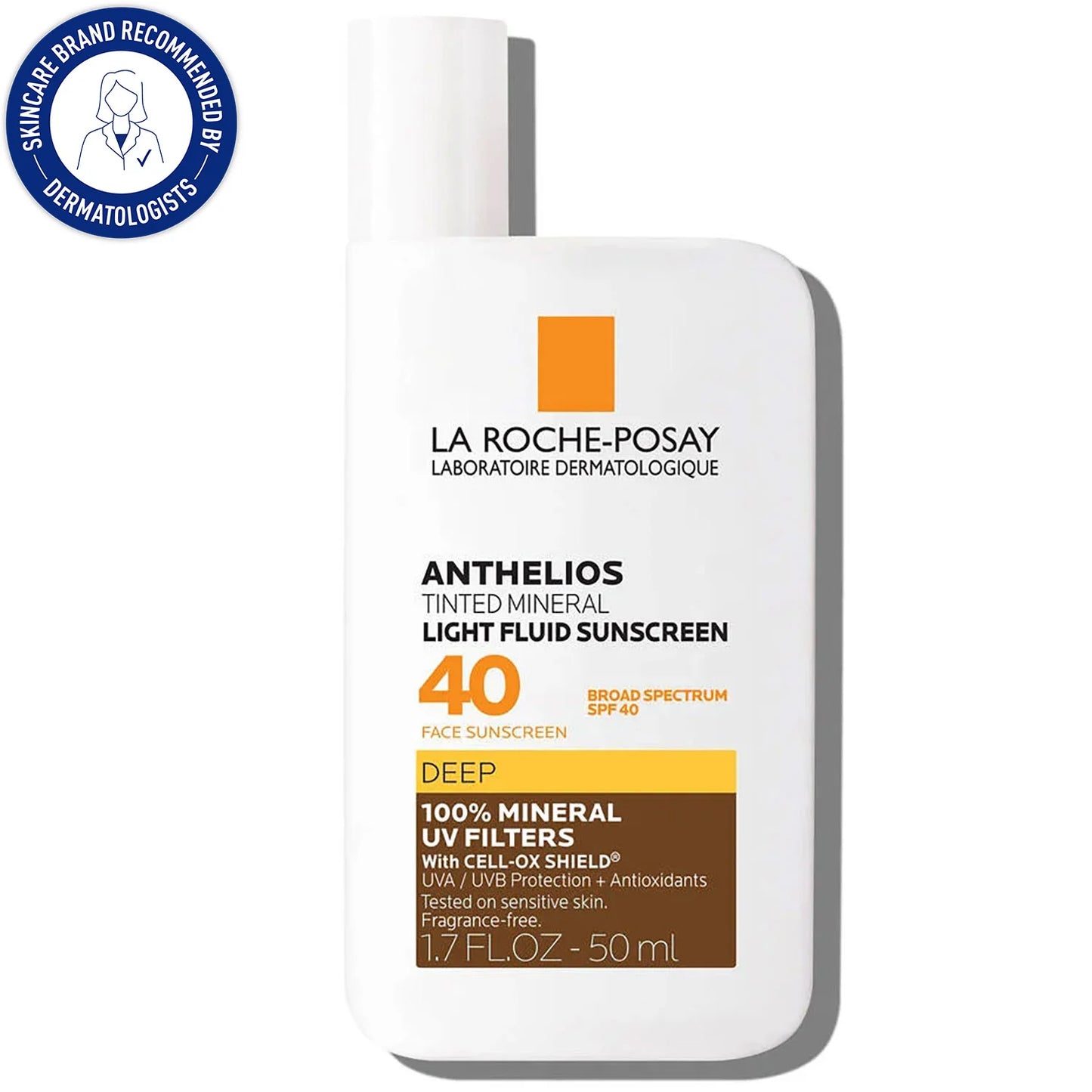 Anthelios Tinted Sunscreen SPF 40 - Deep - 1.7 Fl Oz