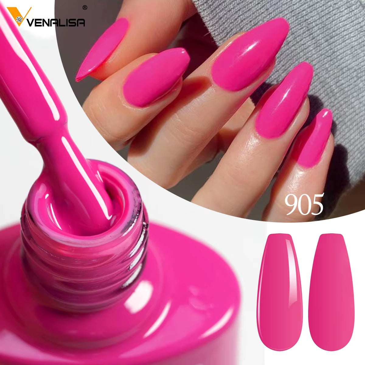 VIP4 TPO-Free Nail Gel Polish - 7.5ml Soak Off UV/LED Varnish for Stunning Full Coverage Manicure