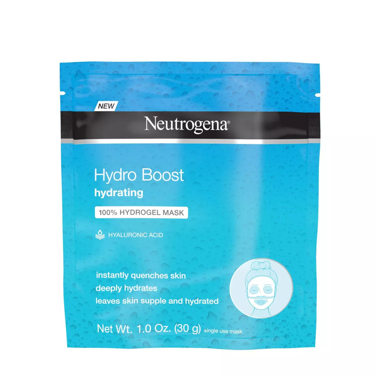 Neutrogena Hydro Boost Moisturizing Face Mask with Hyaluronic Acid for Dry Skin - 1Oz: Noncomedogenic, Paraben-Free, Scented