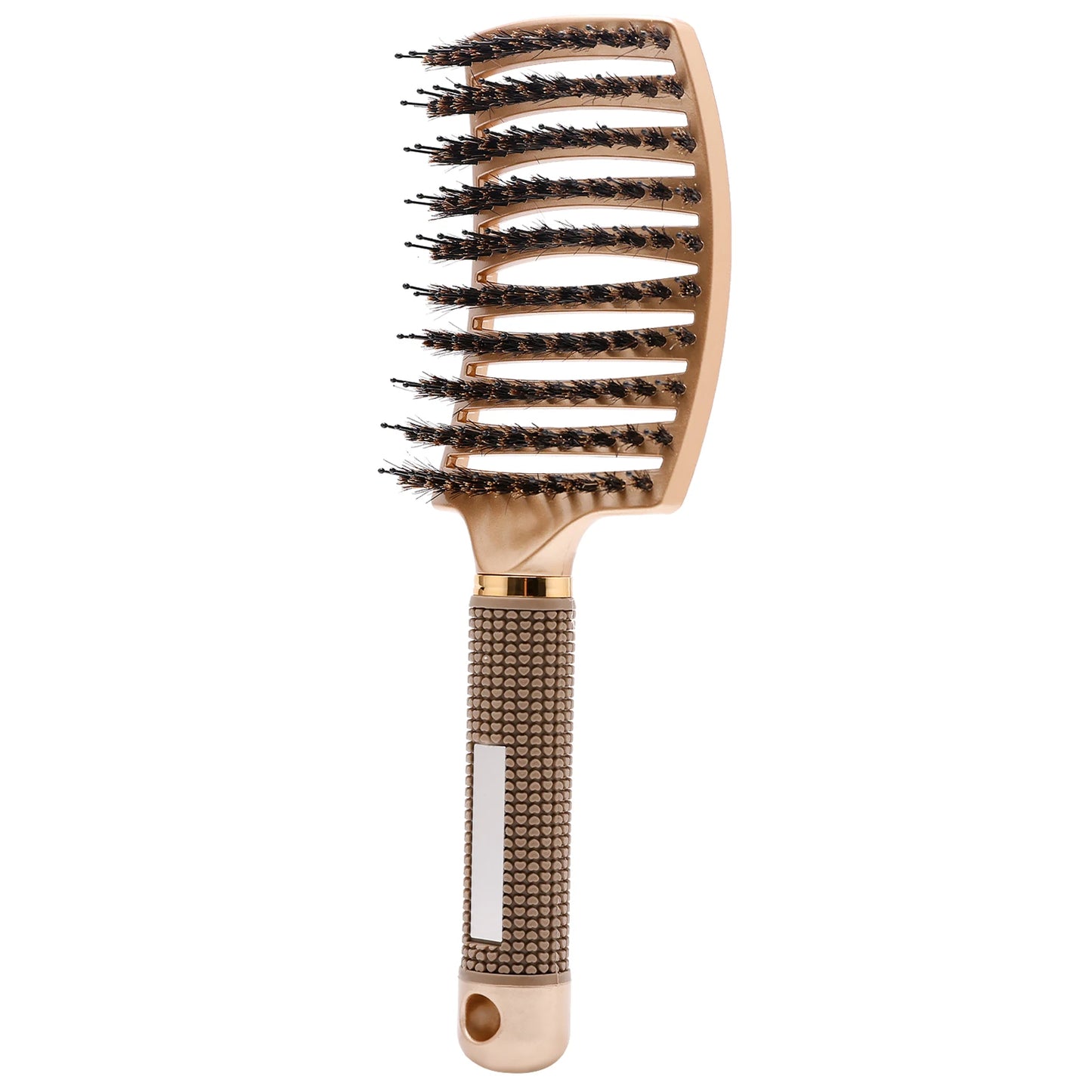 Ultimate Detangling Hair Brush - Bristle & Nylon Combo for Curly Hair, Wet Massage & Salon-Quality Styling Tools