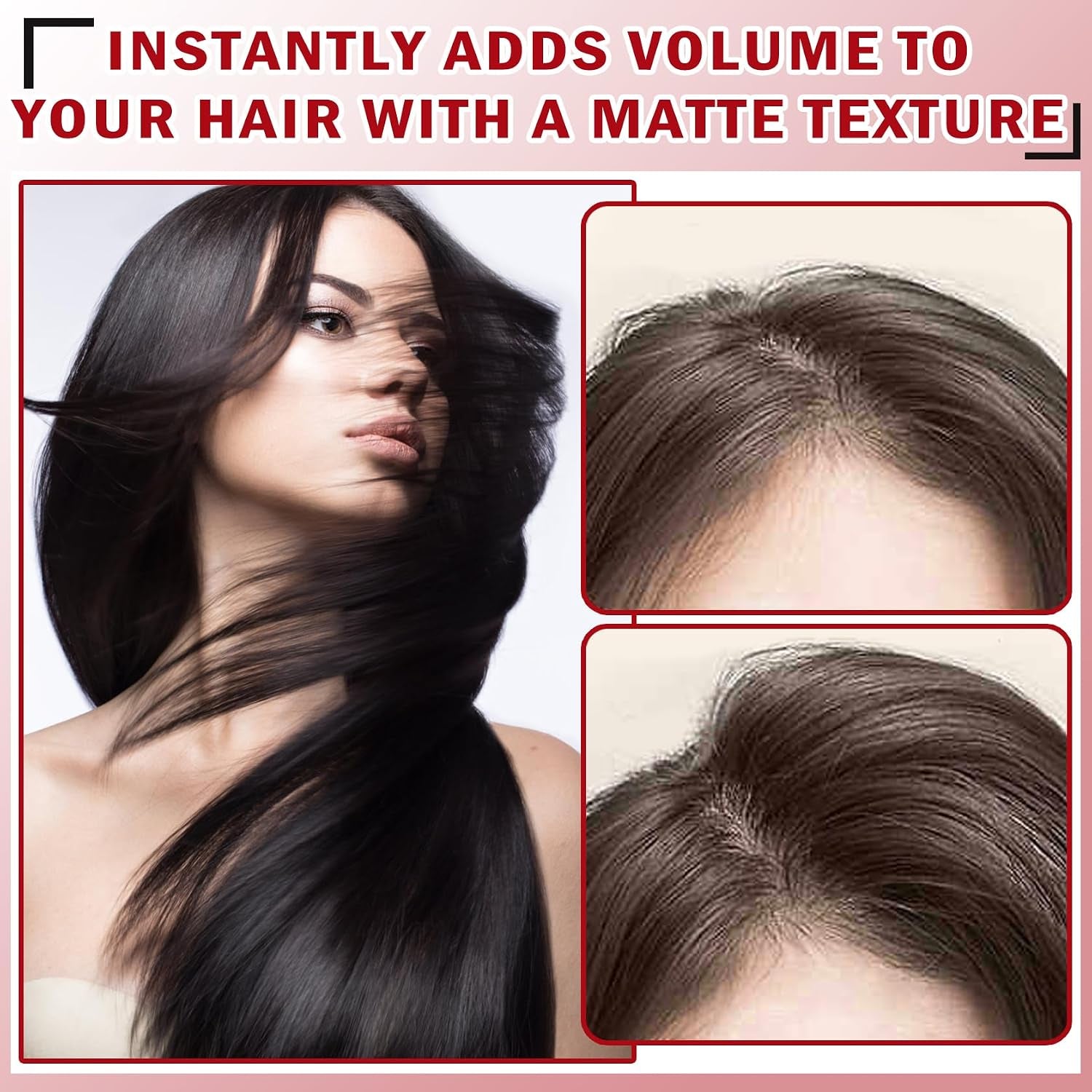 Fluffy Hair Texture Volume Styling Powder for Oil Control, Mattifying and Volumizing Hair Powder