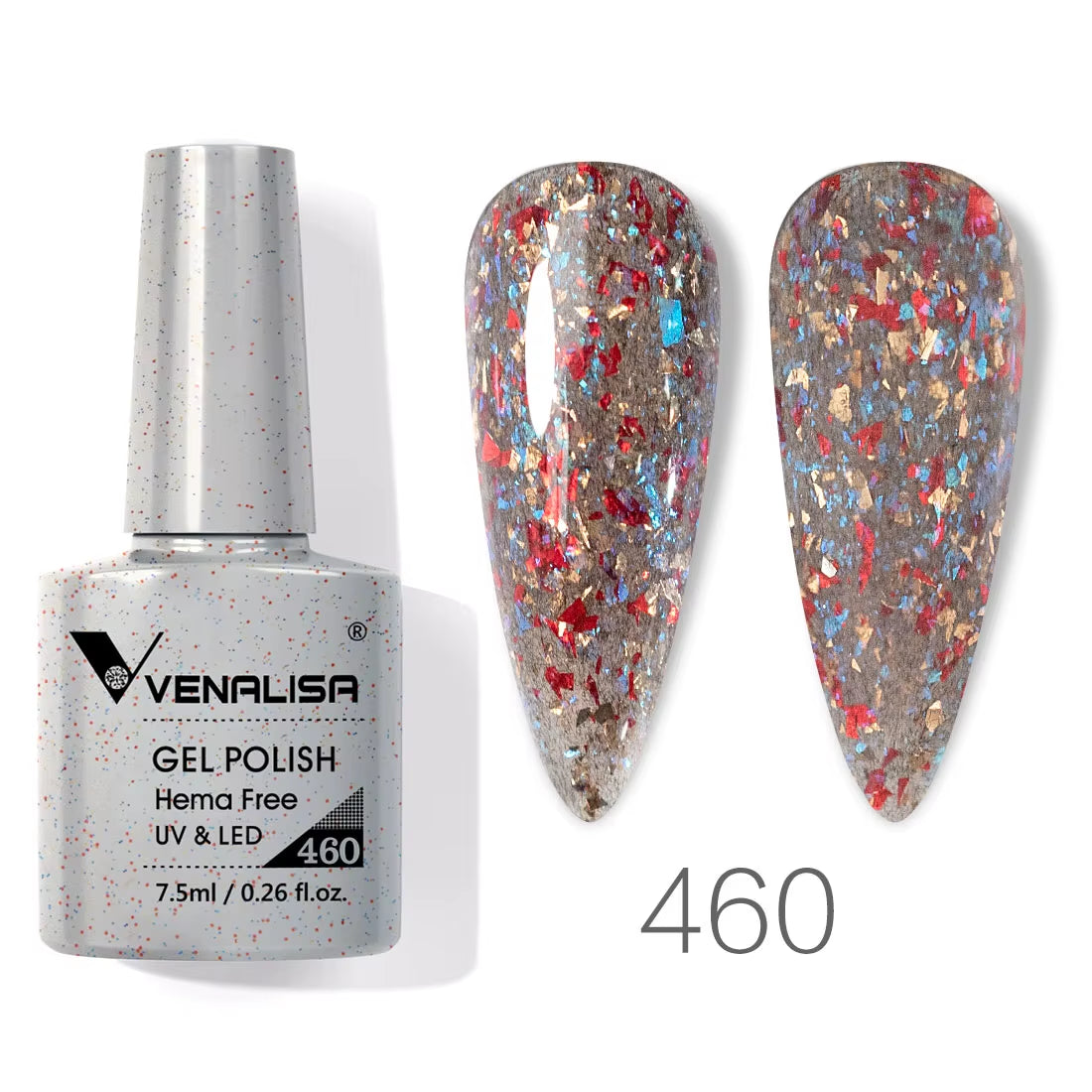 VIP4 TPO-Free Nail Gel Polish - 7.5ml Soak Off UV/LED Varnish for Stunning Full Coverage Manicure