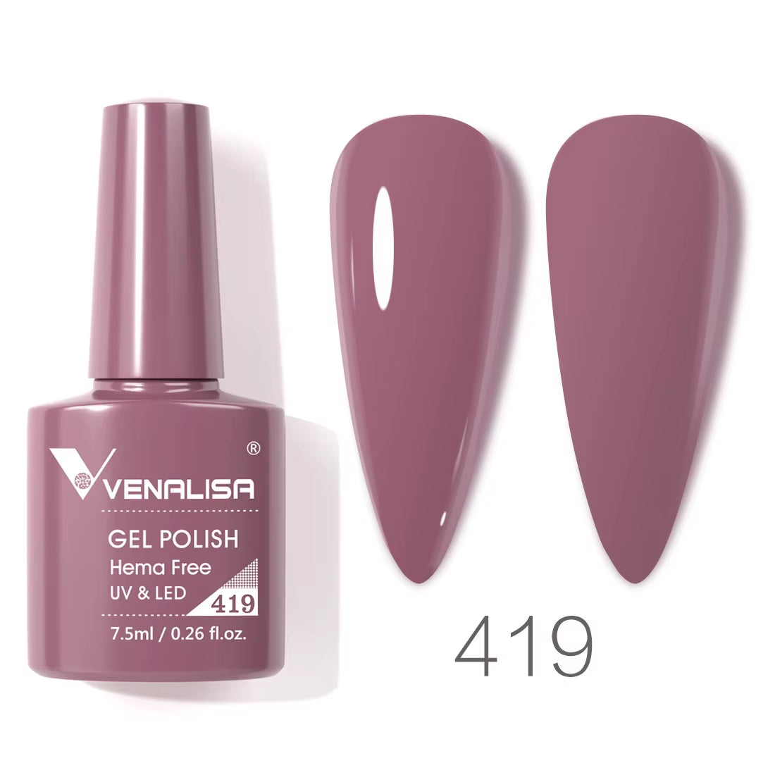 VIP4 TPO-Free Nail Gel Polish - 7.5ml Soak Off UV/LED Varnish for Stunning Full Coverage Manicure