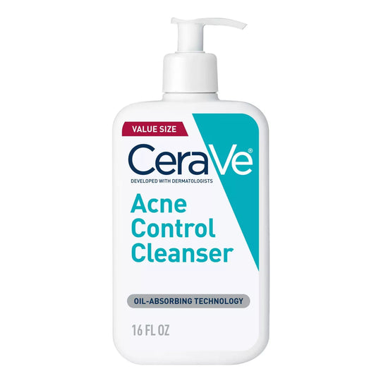 Cerave Acne Face Cleanser with 2% Salicylic Acid and Purifying Clay for Oily Skin