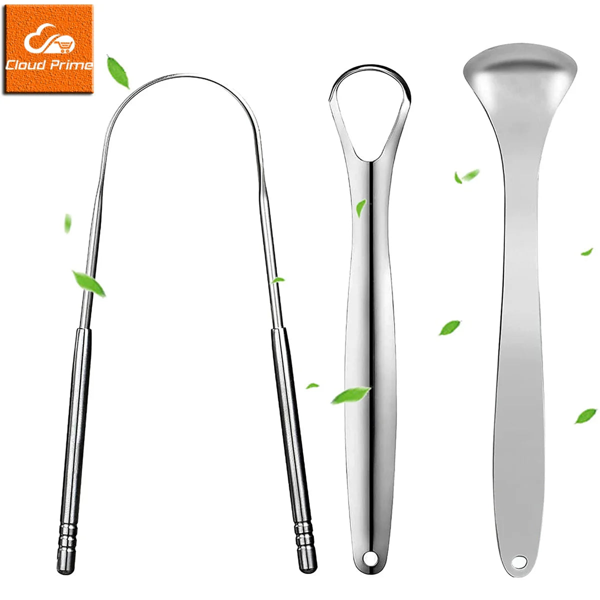 Ultimate Stainless Steel Tongue Scraper – Portable Oral Hygiene Tool for Fresh Breath & Clean Tongue for All Ages