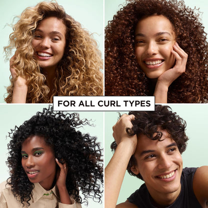 Garnier Fructis Curl Shine Conditioning Hair Gel, Frizz Control for Curly, Wavy, and Coily Hair, Extra Strong Hold for up to 48 Hrs of Bouncy, Moisturized Curls, 5.1 Fl Oz (Packaging May Vary)
