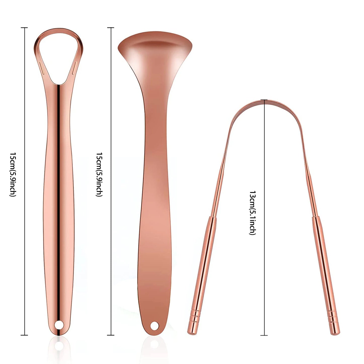 Ultimate Stainless Steel Tongue Scraper – Portable Oral Hygiene Tool for Fresh Breath & Clean Tongue for All Ages