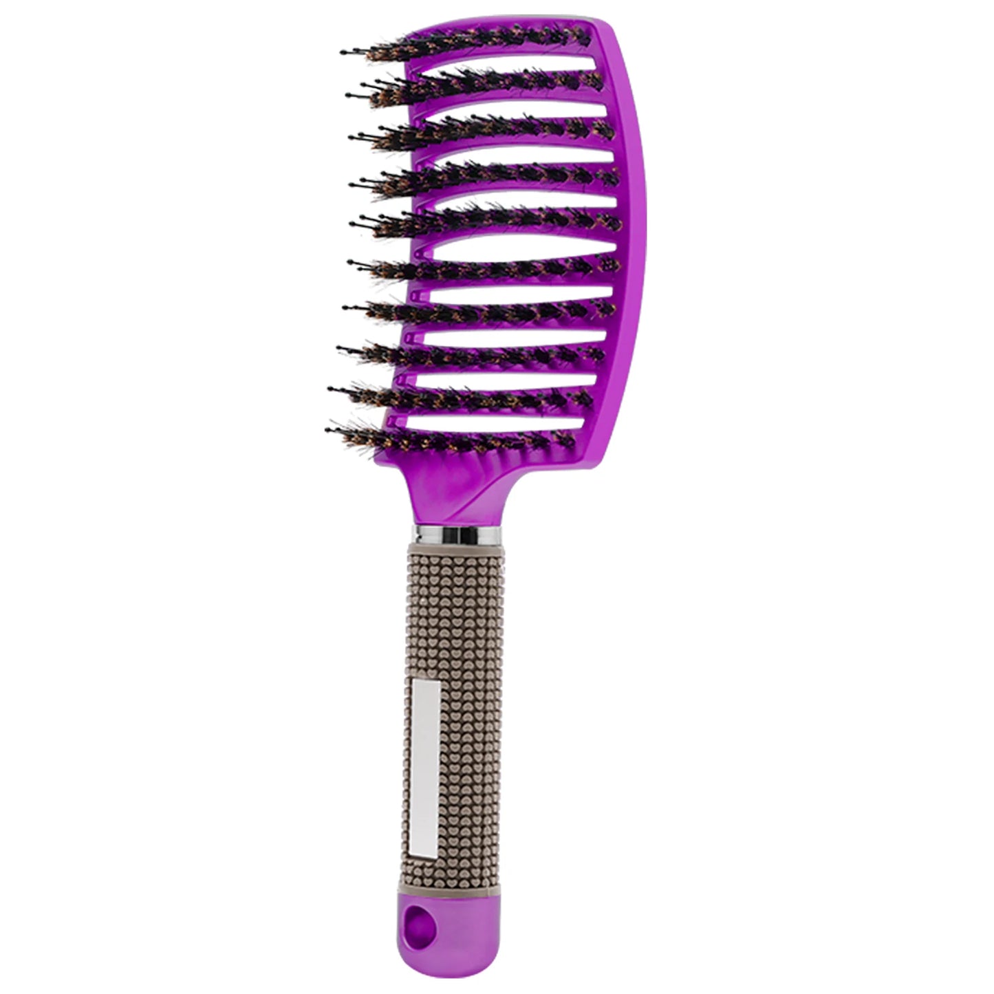 Ultimate Detangling Hair Brush - Bristle & Nylon Combo for Curly Hair, Wet Massage & Salon-Quality Styling Tools